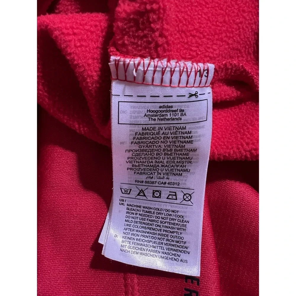 Adidas GG Big BOS Men's Hoodie Casual Red Medium‎  Sweatshirt #938011